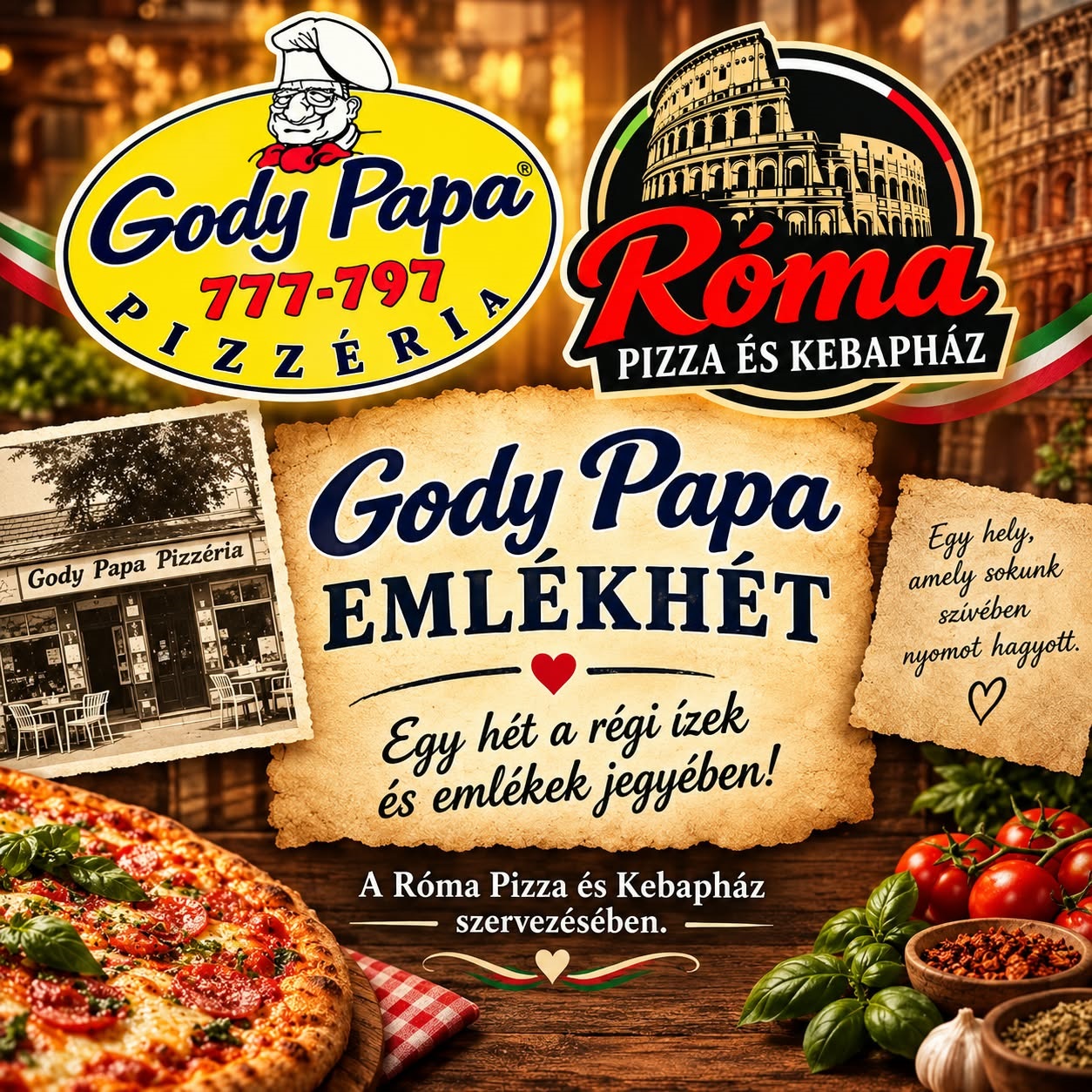 Gody Papa Kedvenc pizzái